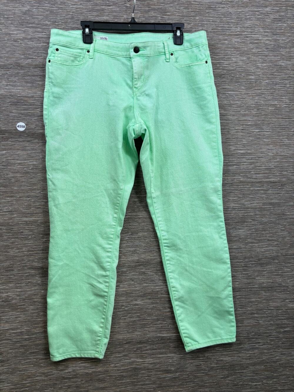 Gap 1969 Always Skinny Jeans Womens Size 33/16R Lemon Mid Rise Denim Stretch